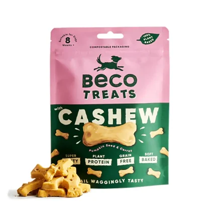 BECO Treats Cashew und Kuerbiskerne vegane Hundeleckerlis 1000x1000 1