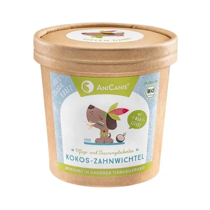 AniCanis Bio Kokos Zahnwichtel Verpackung