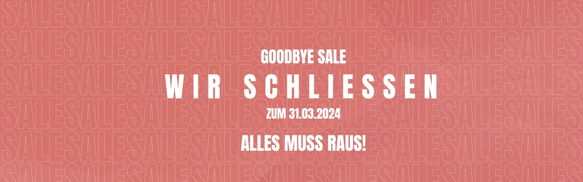 Goodbye Sale