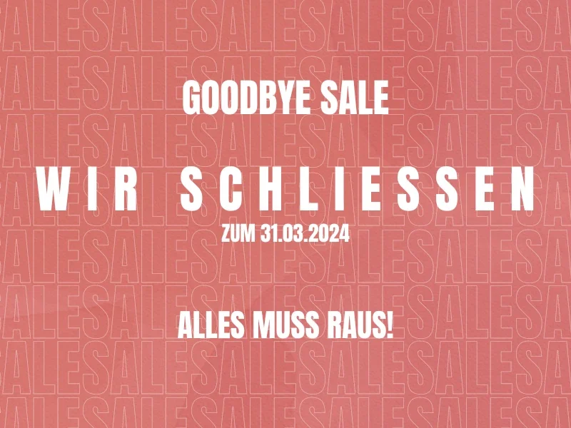 Goodbye Sale
